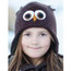 Brown Owl Knit Hat