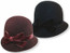 Wool Cloche with Velvet Bow color options