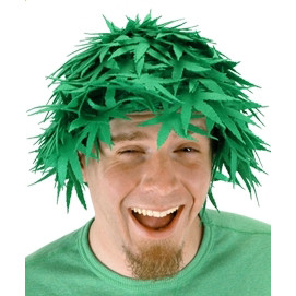 Pot leaf wig
