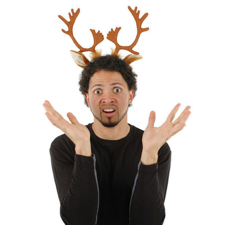 reindeer antler headband