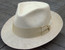 perspective view of shantung fedora