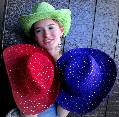bedazzled cowboy hat