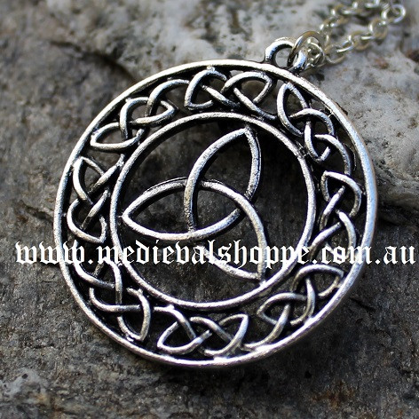 Celtic Knotwork & Triquetra Pendant 