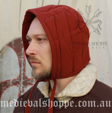 Red Arming Cap (Padded Coif) 
