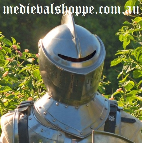 Classic Medieval Knight's Closed Helm 