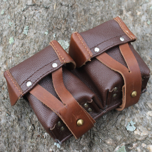Leather Mosin Belt Pouch