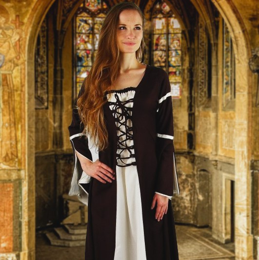 Black and White Medieval Dress