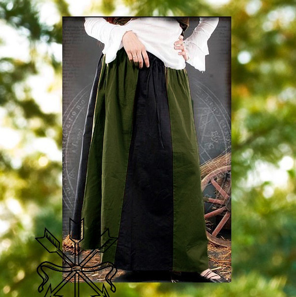 Green & Black Skirt 