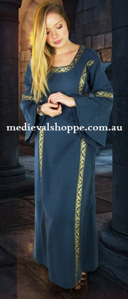Blue Early Medieval Dress