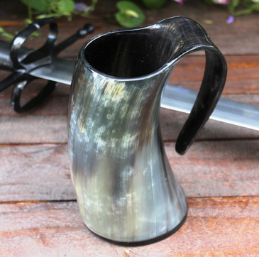 Cow Horn Tankard - Beer Mug / Cup (41) 