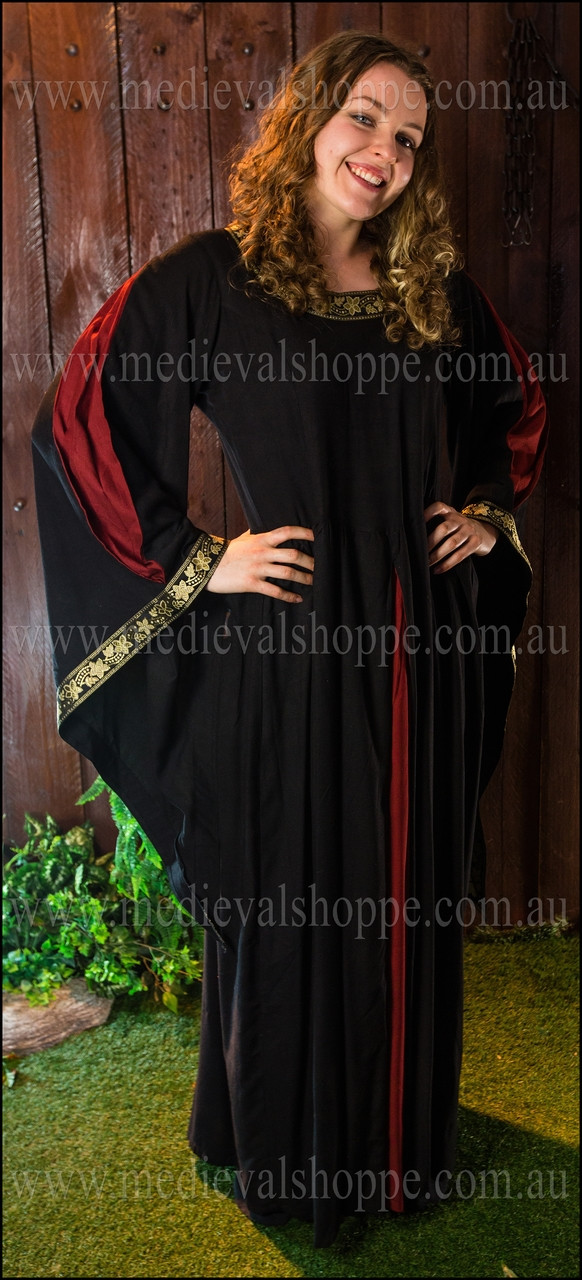 Red/Black Medieval Dress Australia