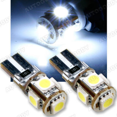 T10 Error Free Led Bulbs With Built In Load Resistors 5 Smd Autogoody