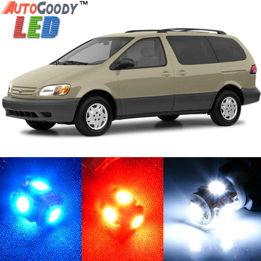 Premium Interior Led Lights Package Upgrade For Toyota Sienna 1998 2003