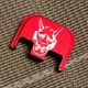 Oni Logo Plate - Red Ano-