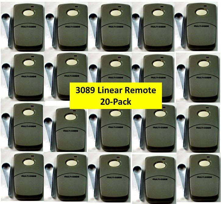 2-Pack Multi-Code 3089 multicode 308911 linéaire MCS308911 Garage Gate Remote 300 m 