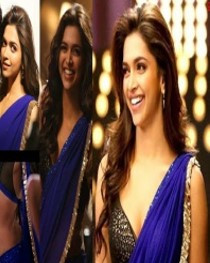 Deepika Padukone Replica Saree (Blue)