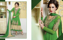 Green Salwaar Kameez