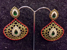 Pot shaped earrings