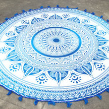 NEW EXCLUSIVE OMBRE MANDALA - ROUND SHEET WITH FRINGE
