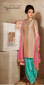 Ethnic Salwaar Kameez with Pink Dupatta