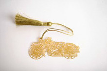 Motorcycle Metal Bookmark