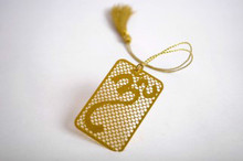 Om Metal Bookmark