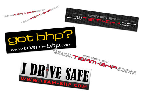 Team-BHP Classics Sticker Set (6pcs)