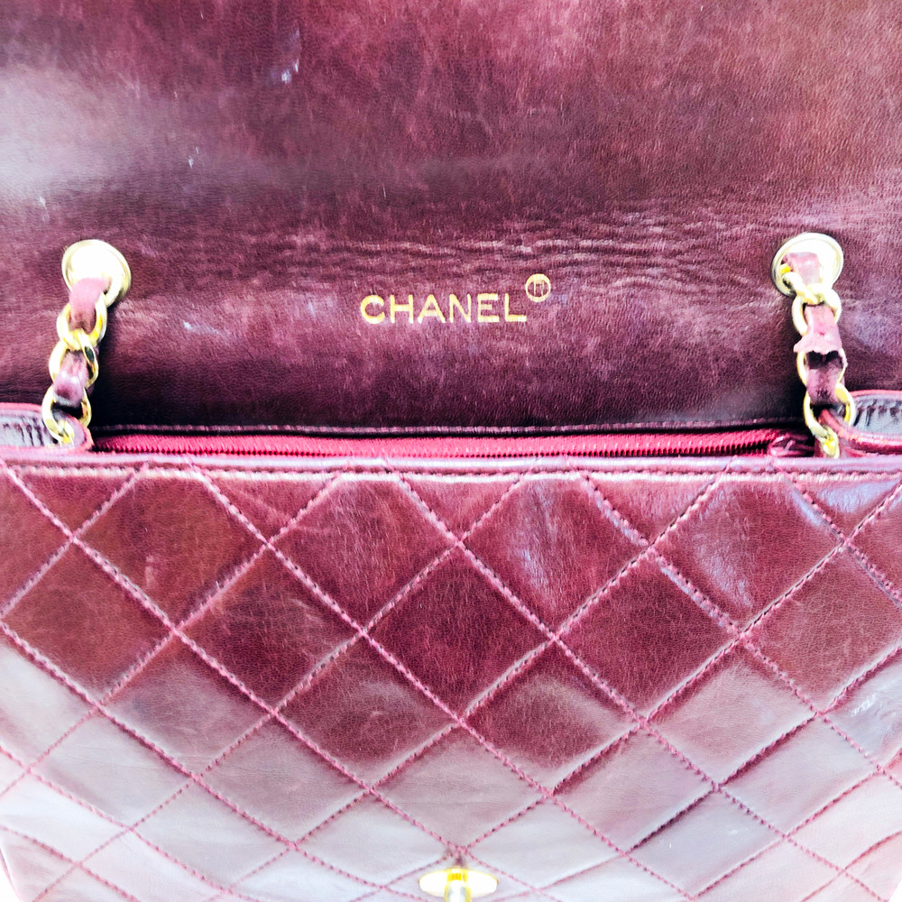 Chanel Burgundy Handbag at Secondi Consignment