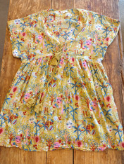 Private Listing Roller Rabbit Yellow Floral Dress