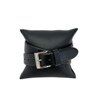 Prada Black Leather Strap Bracelet
