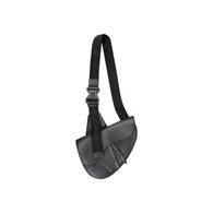 Dior Men's Black Leather Saddle Bag