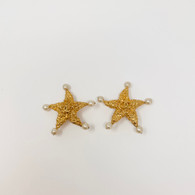 Chanel Gold Starfish Earrings