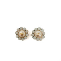Chanel Iridescent Beads with Mother of Pearl Overlay