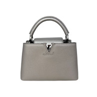 Louis Vuitton Capucines BB Silver Purse