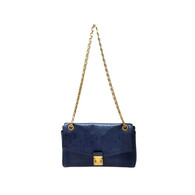 Louis Vuitton Navy "Saint Germain" Monogram Purse