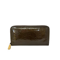 Christian Dior Dark Green Patent Wallet