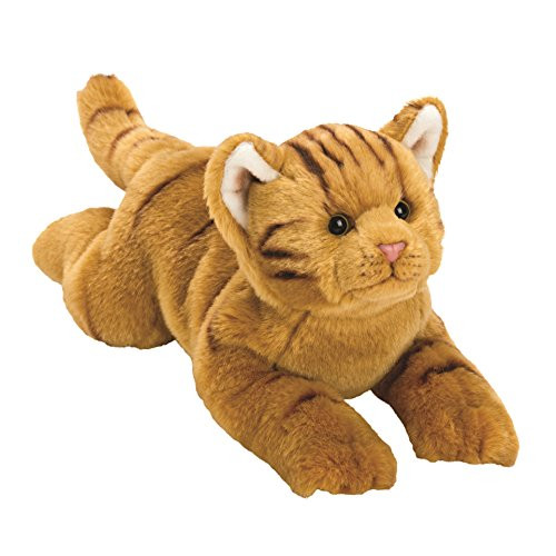 stuffed animal orange cat