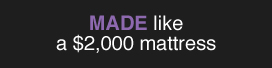 Made like a $2,000 mattress