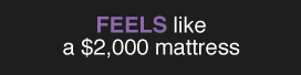 Feels like a $2,000 mattress
