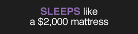 Sleeps like