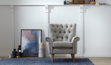 Chanel Armchair - Grey