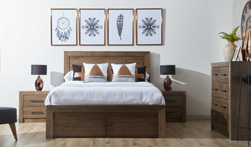 Merlin 4 pce Tallboy Bedroom Suite