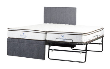 Sensus King Single Trundle with Headboard - Charcoal