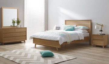 Bounty 4 pce Dresser Bedroom Suite
