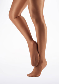 Capezio Adults Footed Shimmer Tights TOAST