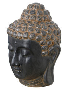 Buddha Head Small Black Earthy