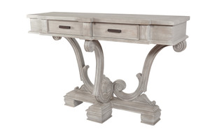 Mystique Gray 2 Drawer Console