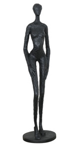 Black Lady Statue in Stand