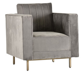 Melker Modern Gray Chair