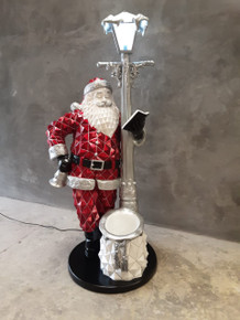 Diamond Santa Claus With Lamp Post